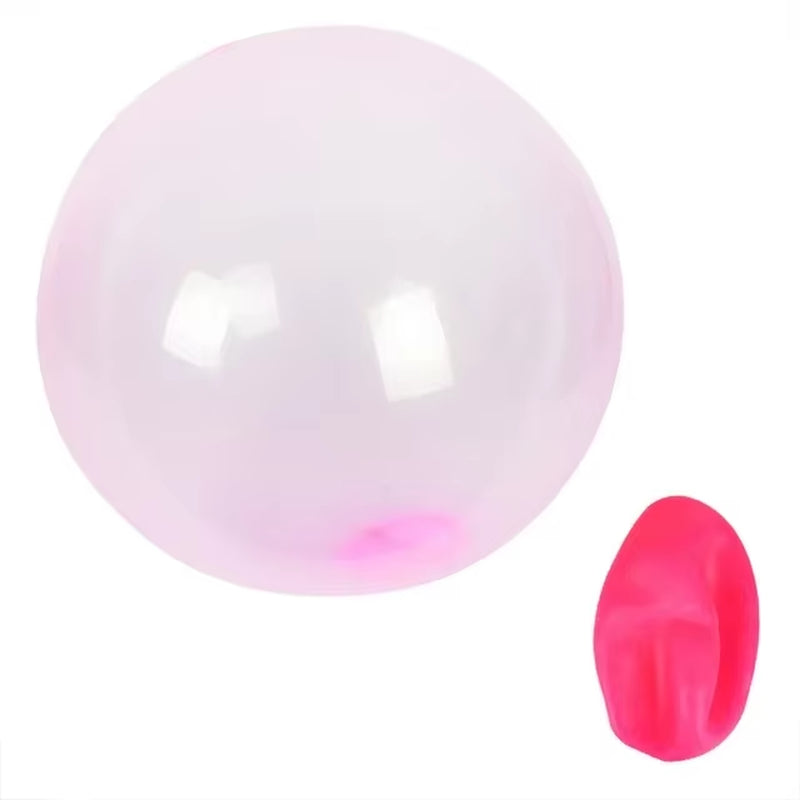 1PC- Bubble Ball for Summer Vocation on Beach Kids Children Outdoor Soft Air Water Filled Bubble Ball Blow up Balloon Toy Fun