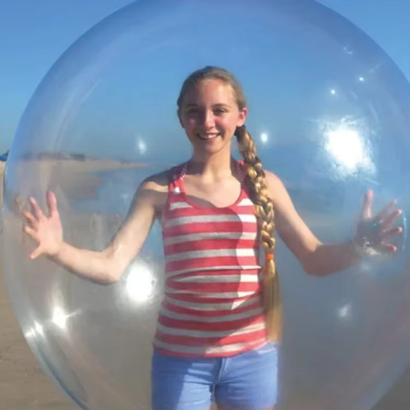 1PC- Bubble Ball for Summer Vocation on Beach Kids Children Outdoor Soft Air Water Filled Bubble Ball Blow up Balloon Toy Fun