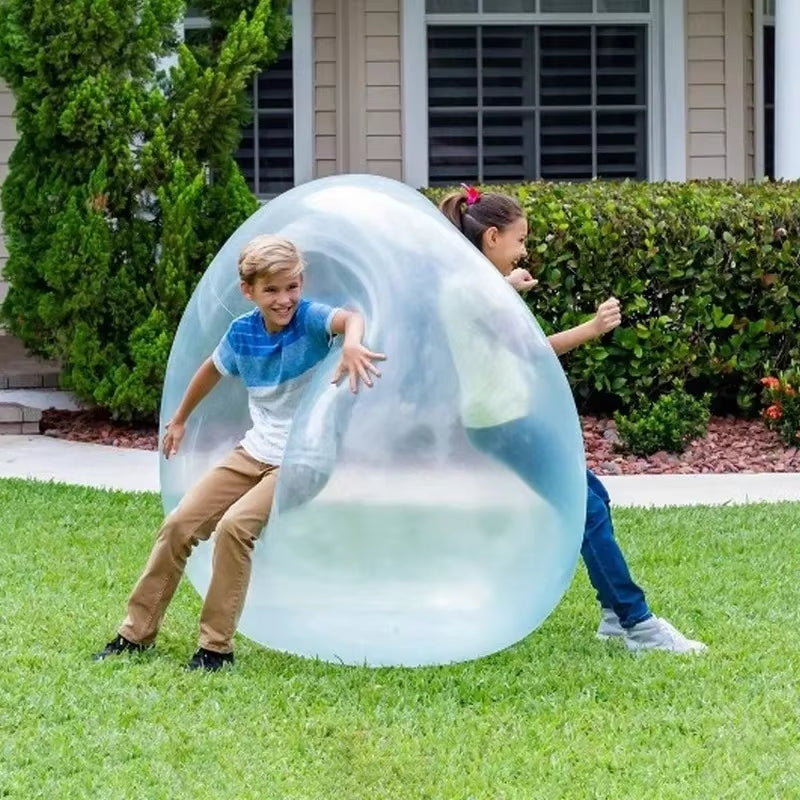 1PC- Bubble Ball for Summer Vocation on Beach Kids Children Outdoor Soft Air Water Filled Bubble Ball Blow up Balloon Toy Fun